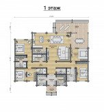 Дом из клееного бруса VZ-463